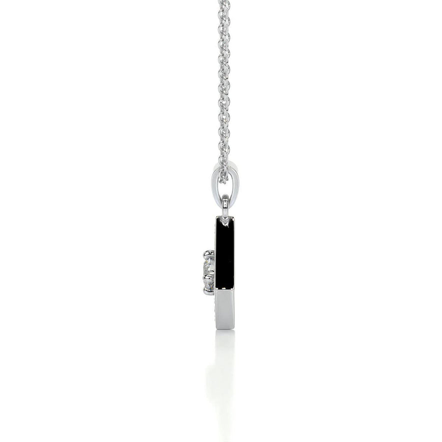 0.25 CT Round CVD F/VS Diamond Necklace - Barbara Maison 