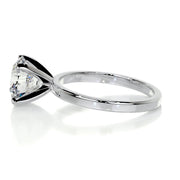 2.0 CT Round Solitaire CVD E/VS2 Diamond Engagement Ring - Barbara Maison 
