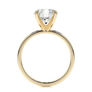 2.0 CT Round Solitaire CVD E/VS2 Diamond Engagement Ring - Barbara Maison 