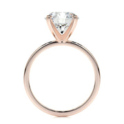 3.0 CT Princess Solitaire CVD F/VS2 Diamond Engagement Ring - Barbara Maison 