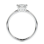 2.0 CT Oval Solitaire CVD E/VS2 Diamond Engagement Ring - Barbara Maison 