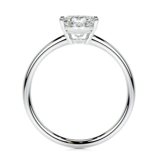 2.0 CT Oval Solitaire CVD E/VS2 Diamond Engagement Ring - Barbara Maison 