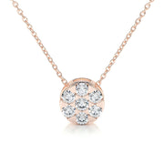 0.50 TCW Round CVD F/VS Diamond Necklace - Barbara Maison 