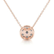 0.50 TCW Round CVD F/VS Diamond Necklace - Barbara Maison 