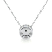 0.50 TCW Round CVD F/VS Diamond Necklace - Barbara Maison 