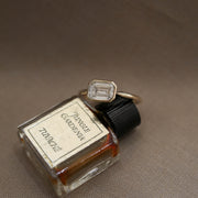 0.84 CT-1.91 CT Emerald Cut Bezel Solitaire Engagement Ring - Barbara Maison 