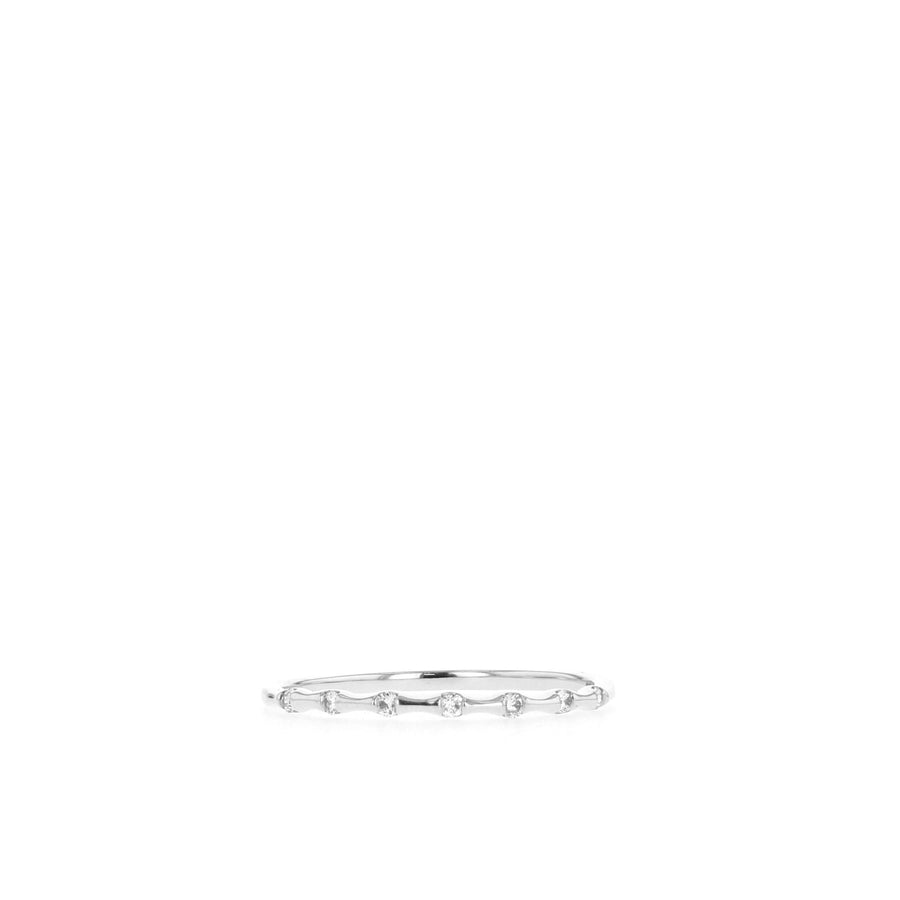 0.07 Dainty Moissanite Wedding Band