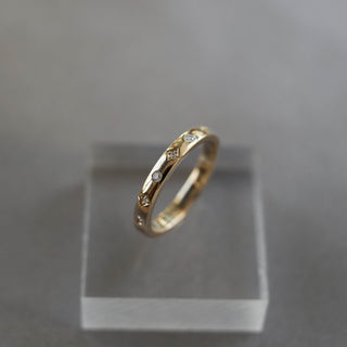 0.10 Moissanite Wedding Band