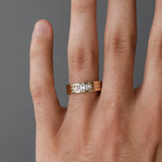 Stone Setting Classic High-Polish Finish Men's Band - Barbara Maison 