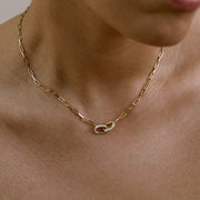 0.63 TCW Round Moissanite Diamond Unity Pendent Necklace - Barbara Maison 