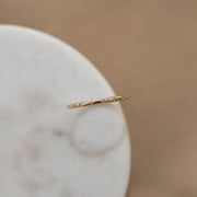 Moissanite Wedding Band