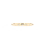 Moissanite Wedding Band