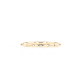 Moissanite Wedding Band