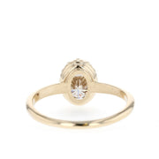 1.33 CT Oval Cut Solitaire Moissanite Engagement Ring - Barbara Maison 
