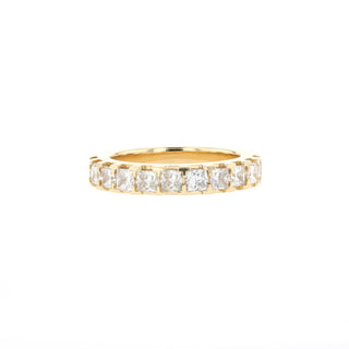 1.36 CT Princess Cut Half Eternity Moissanite Wedding Band - Barbara Maison 