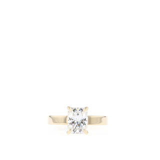 1.04 CT-2.43 CT Radiant Cut Solitaire Moissanite Engagement Ring - Barbara Maison 