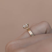 1.0 CT-2.75 CT Round Cut Solitaire Engagement Ring - Barbara Maison 