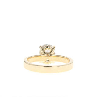 0.84 CT-2.72 CT Oval Cut Solitaire Engagement Ring - Barbara Maison 