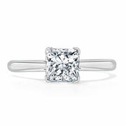 1.0 CT Cushion Cut Moissanite Solitaire Engagement Ring - Barbara Maison 