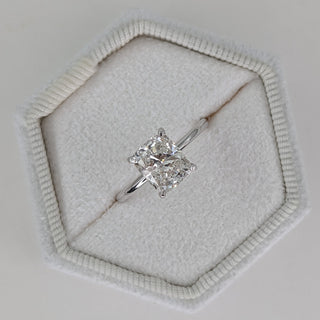 1.81ct Cushion G- VS2 Diamond Solitaire Engagement Ring - Barbara Maison 