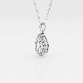 2 carat moissanite necklace