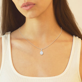 2 carat moissanite necklace