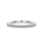 0.3ct Round EF- VVS Diamond Half Eternity Wedding Band