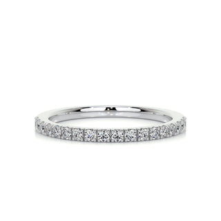 0.3ct Round EF- VVS Diamond Half Eternity Wedding Band