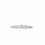 0.14 Baguette Shaped Half Eternity Moissanite Wedding Band