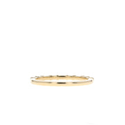 0.14 Baguette Shaped Half Eternity Moissanite Wedding Band