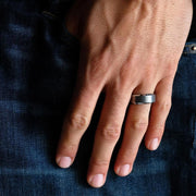 Brushed Finish Classic Wedding Band For Men - Barbara Maison 