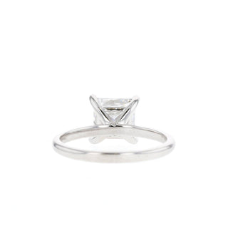 1.07 CT-1.75 CT Princess Cut Solitaire Moissanite Engagement Ring - Barbara Maison 