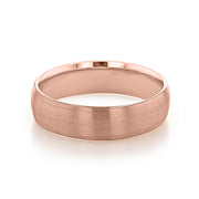 Brushed Finish Classic Men's Wedding Band - Barbara Maison 
