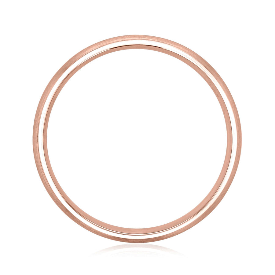 Brushed Finish Classic Men's Wedding Band - Barbara Maison 