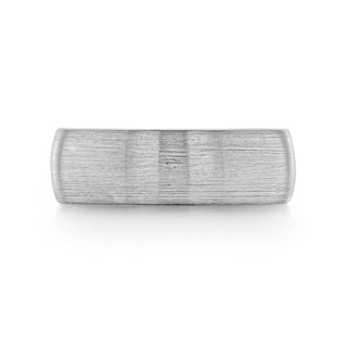 Brushed Finish Classic Men's Wedding Band - Barbara Maison 