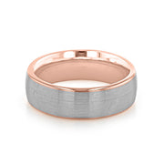 Brushed Finish Classic Wedding Band For Men - Barbara Maison 