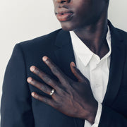 High-Polish Finish Regular Classic Men's Band - Barbara Maison 