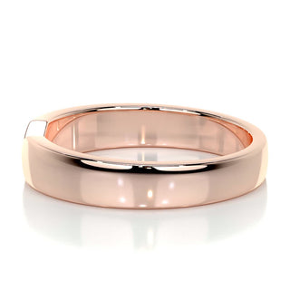 Polished Finish Classic Men's Wedding Band - Barbara Maison 