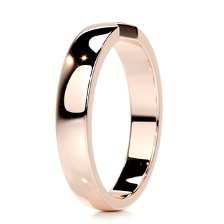 Polished Finish Classic Men's Wedding Band - Barbara Maison 