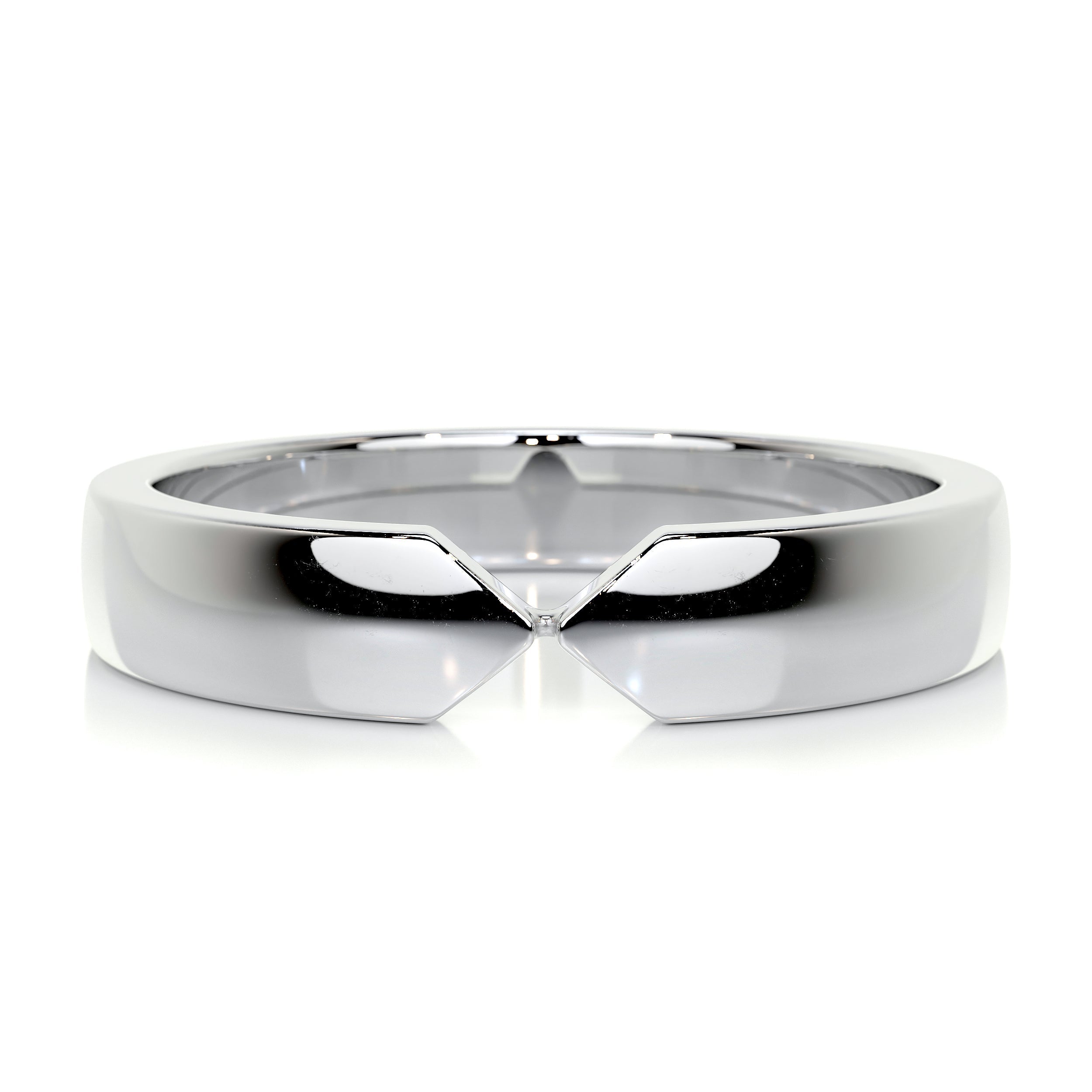Polished Finish Classic Men's Wedding Band - Barbara Maison 