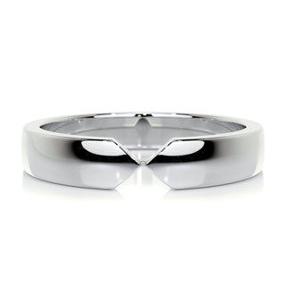 Polished Finish Classic Men's Wedding Band - Barbara Maison 