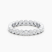 1.65 TCW Round Stones Full Eternity Wedding Band