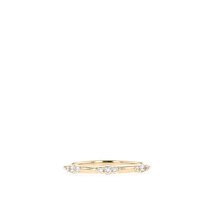 Moissanite Wedding Band