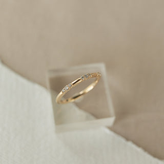 Moissanite Wedding Band