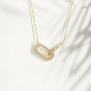 0.22 Moissanite Diamond Unity Necklace