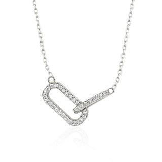 0.22 Moissanite Diamond Unity Necklace