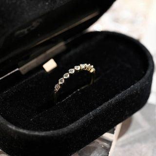 0.15 CVD Diamond Half Eternity Wedding Band