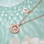 Customized "G" Letter Moissanite Diamond Necklace - Barbara Maison 