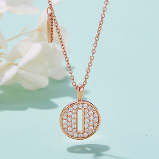 Customized "I" Letter Moissanite Diamond Necklace - Barbara Maison 