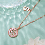 Customized "S" Letter Moissanite Diamond Necklace - Barbara Maison 